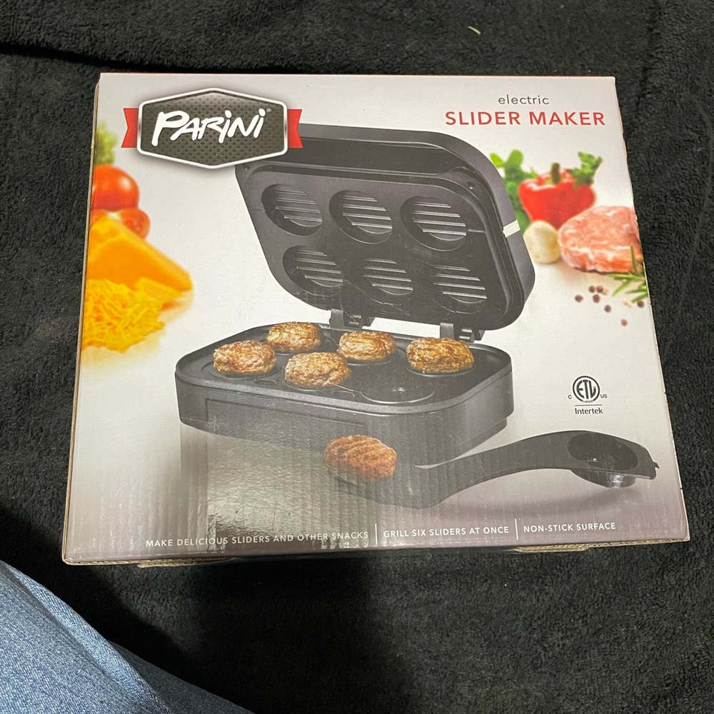 Parini Black Electric Slider Maker